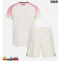 Camisa de Futebol Bayer Leverkusen Equipamento Secundário Infantil 2025-26 Manga Curta (+ Calças curtas)